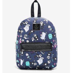𝅺bioworld The Nightmare Before Christmas Chibi Characters Mini Backpack Nwt